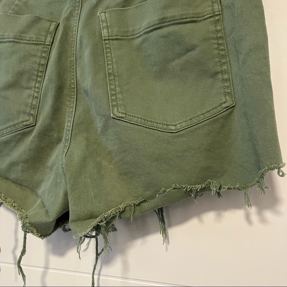 GAP | Green Denim Cutoff Shorts - Picture 11 of 14